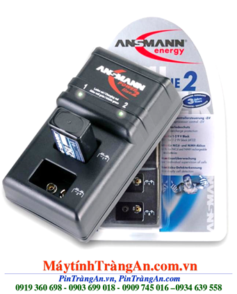 Ansmann Powerline 2, Máy sạc pin 9V Ansmann Powerline 2 - sạc mỗi lần 1-2 viên pin sạc 9V